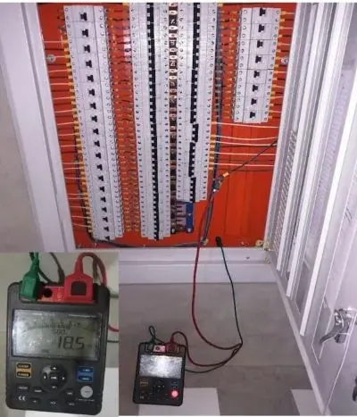 megado de cables y megado de tableros